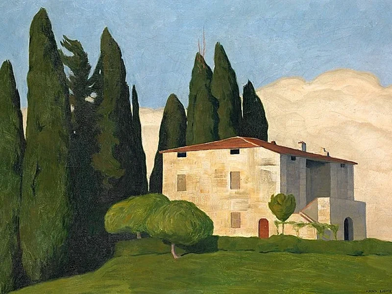 1866-Hans Emmenegger - Casa in Toscana, 1903